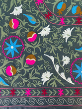 Load image into Gallery viewer, Double Suzani multicolor decorative cover