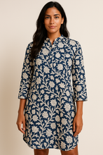 Load image into Gallery viewer, Blue Dalia dress