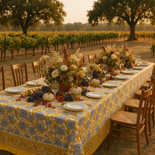 Load image into Gallery viewer, Tuscan enchantment tablecloth