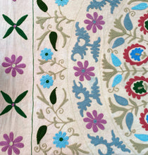 Load image into Gallery viewer, Double Suzani multicolor decorative cover