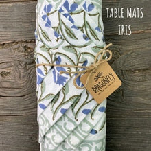 Load image into Gallery viewer, Iris tablecloth and placemats