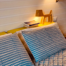 Load image into Gallery viewer, Blue Lightnings bed pillow cover