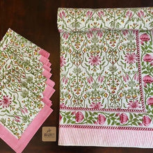 Load image into Gallery viewer, Paradise Birds tablecloth and placemats