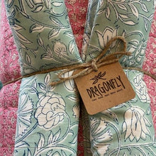 Load image into Gallery viewer, Light Blue & Sage decorative cushion cover