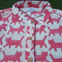 Carica l'immagine nel visualizzatore di Gallery, Scamiciato pink kittens mamma&figlia