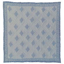 Load image into Gallery viewer, Blue Matrix quilt