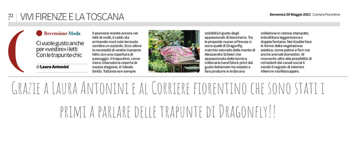 Corriere Fiorentino, 30 May 2021 