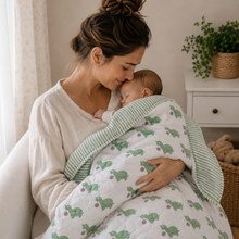 Carica l'immagine nel visualizzatore di Gallery, Trapunta baby Tartarughe&amp;Fiori
