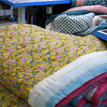 Load image into Gallery viewer, Mellow yellow quilt
