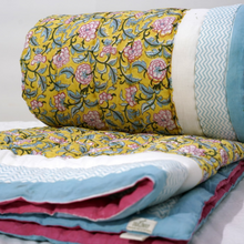Load image into Gallery viewer, Mellow yellow quilt
