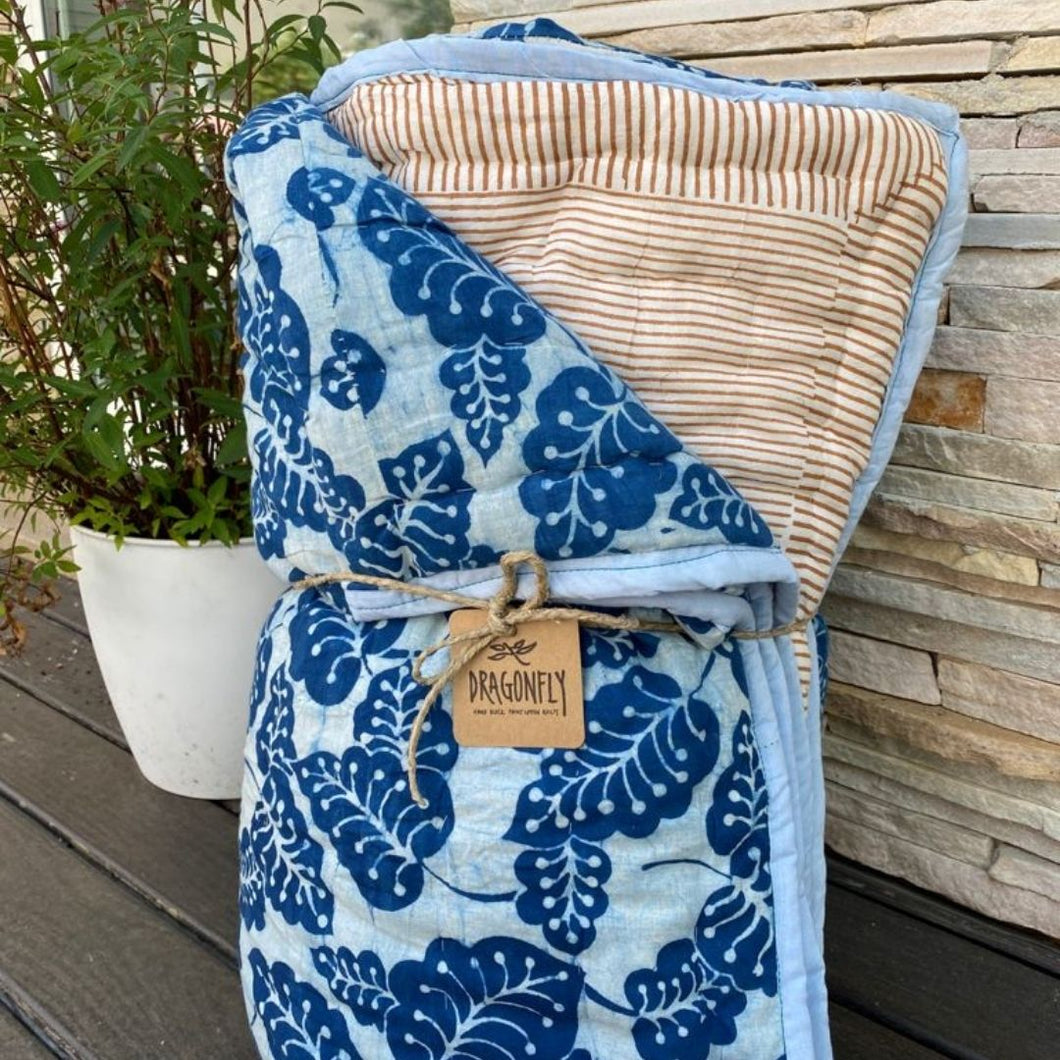 New Bluered quilt