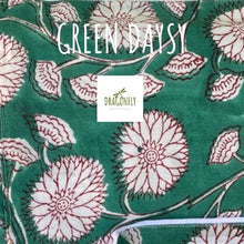 Load image into Gallery viewer, Green Daisy pajamas
