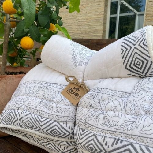 Gray Matrix quilt