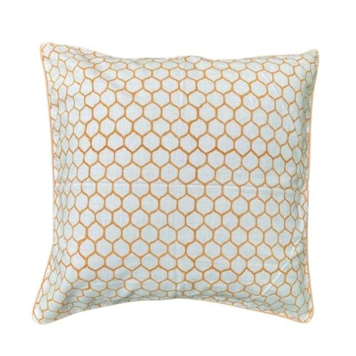 Honeycomb decorative cushion cover