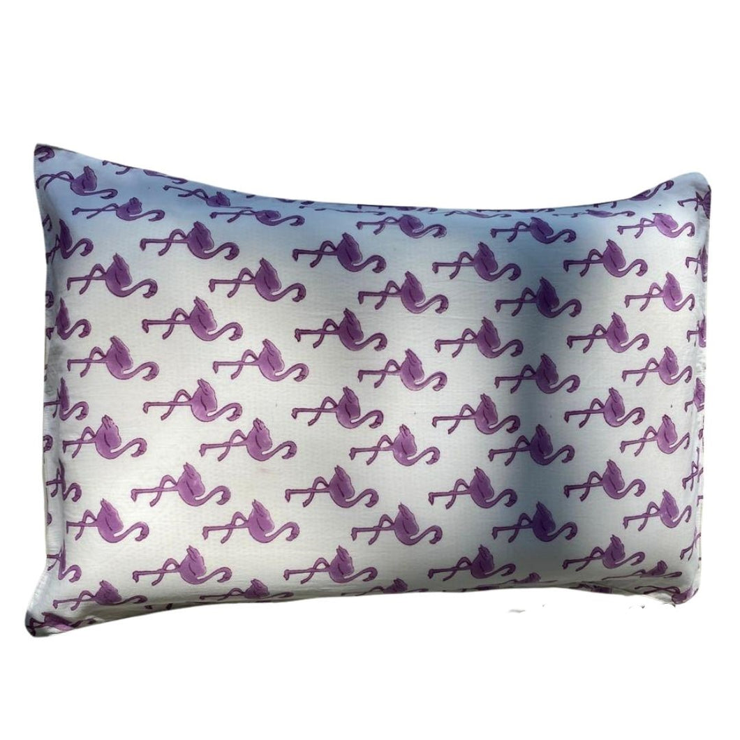 Flamingos decorative/bed cushion cover