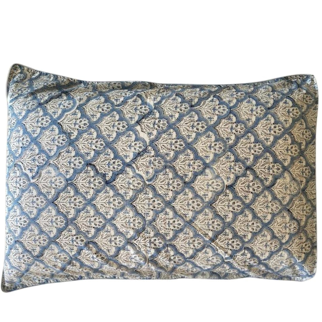 Blue Lightnings bed pillow cover