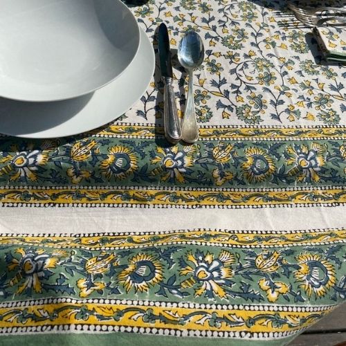 Sunny tablecloth