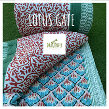 Load image into Gallery viewer, Lotus Gate Quilt
