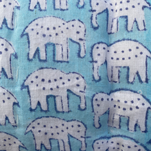 Load image into Gallery viewer, Rainbow Elephants baby quilt
