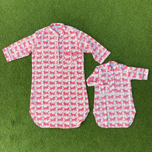 Load image into Gallery viewer, Pinafore pink kittens mom &amp; daughter

