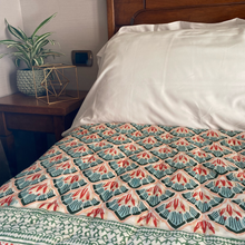 Load image into Gallery viewer, Lotus Gate Quilt
