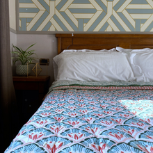 Load image into Gallery viewer, Lotus Gate Quilt
