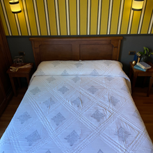 Load image into Gallery viewer, Gray Matrix quilt
