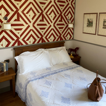 Load image into Gallery viewer, Blue Matrix quilt
