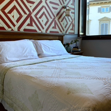Load image into Gallery viewer, Green Matrix quilt
