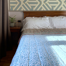 Load image into Gallery viewer, Lotus Gate Quilt
