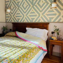 Load image into Gallery viewer, Mellow yellow quilt
