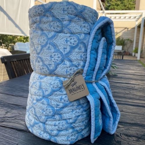 Blue Lightnings Quilt